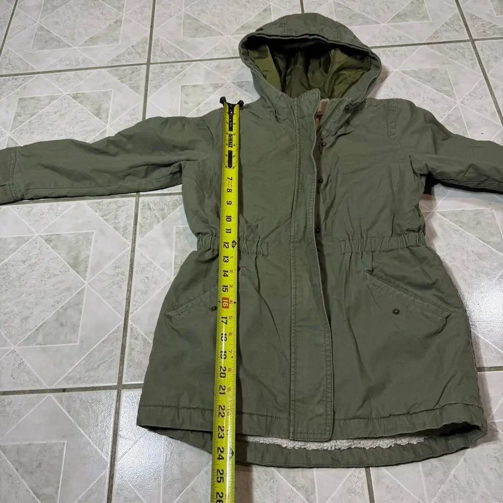 Gap‎ kids green hooded coat
